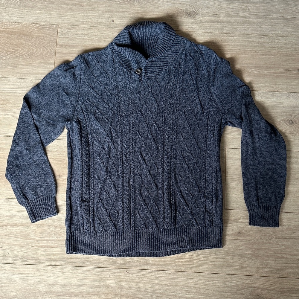 Northwest Territory Men's Turtleneck Sweater - Charcoal